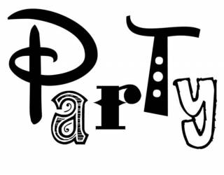 Akril pecsételő 5 x 7 cm Party