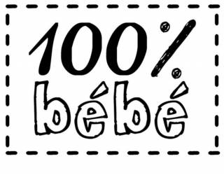 Akril pecsételő 5 x 7 cm 100% bebe