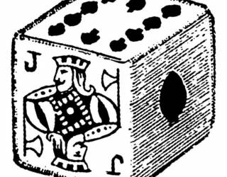 Akril pecsételő 5 x 7 cm Dice