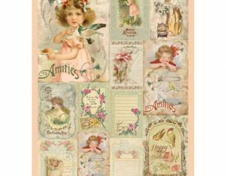 Dekupázs rizspapír A4 - Amities