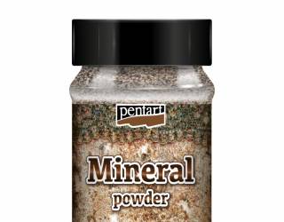 Ásványpor közepes, min. 130 g, vörös-gránit