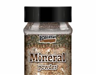 Ásványpor közepes, min. 130 g, réz-gránit