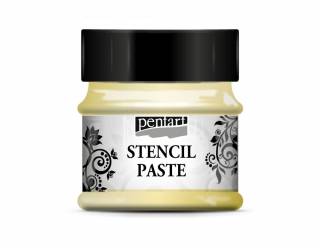 Stencilező paszta gyöngyház 50 ml vanília