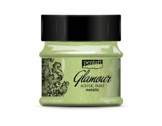 Glamour metál 50 ml zöldarany