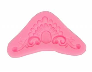 Szilikon nyomóforma, lágy - díszítő minta, 10x5.3x0.9