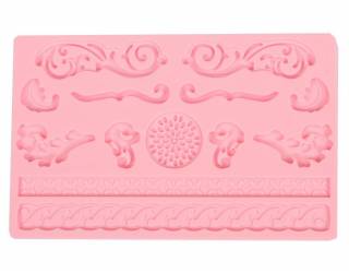 Szilikon nyomóforma - indák