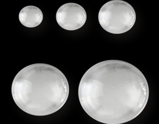 Üveglencse, 10 db - 16 mm