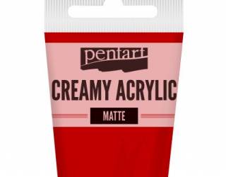 Krémes akrilfesték matt 60 ml piros