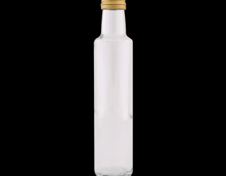 Üvegpalack 250 ml Dorica, tetővel