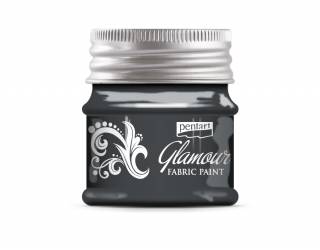 Glamour textilfesték 50 ml óezüst