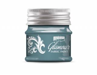 Glamour textilfesték 50 ml türkizezüst