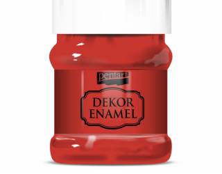Dekor Zománcfesték 230 ml piros