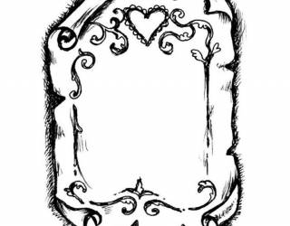 Akril pecsételő 5 x 7 cm Parchement