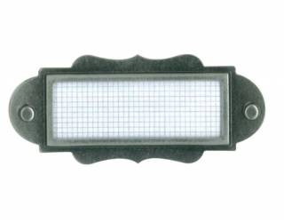 Bronz címketartók - 3 model - 9 db