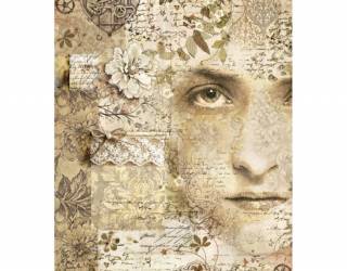 Dekupázs rizspapír A4 csom. - Old Lace Face