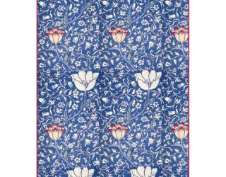 Dekupázs rizspapír A4 csom. - Kék arabeszk virágokkal