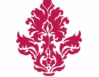 Stencil H méret cm 44x60 Classic texture