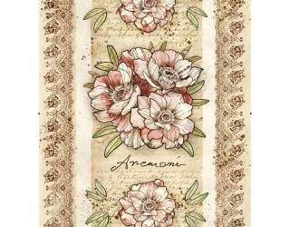 Dekupázs rizspapír A3 csom. - Anemone