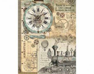 Dekupázs rizspapír A3 csom. - Fantasztikus utazás óra