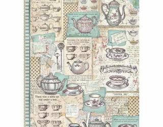 Dekupázs rizspapír A3 csom. - Teaidő