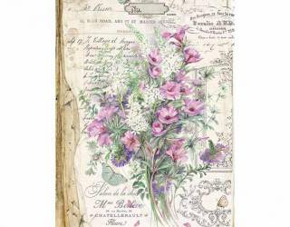 Dekupázs rizspapír A3 csom. - Virágcsokor