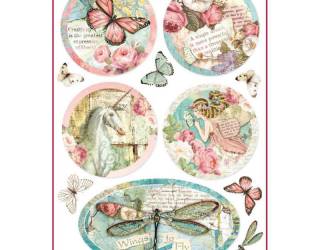 Dekupázs rizspapír A4 csom. - Csodaország fantázia