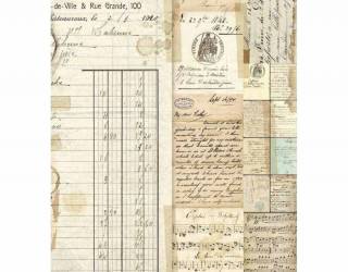 Dekupázs rizspapír A4 csom. - Kézírás