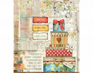 Dekupázs rizspapír A4 csom. - Patchwork ajándék