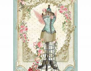 Dekupázs rizspapír A4 csom. - Próbababa