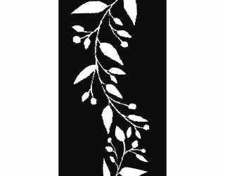 Stencil TD méret 12x25 cm/ 0,5 mm - Leveles minta