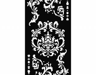 Stencil TD méret 12x25 cm/ 0,5 mm - Díszítés