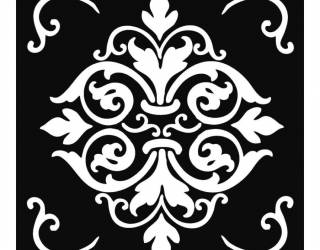 Stencil TD méret 18x18 cm/ 0,5 mm - Dekor