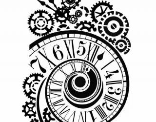 Stencil TD méret 20x25 cm/ 0,5 mm - Órák és szerkezetek