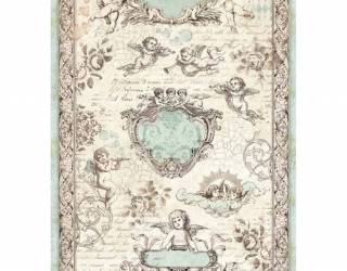 Dekupázs rizspapír A4 csom. - Angyalkás kártyák