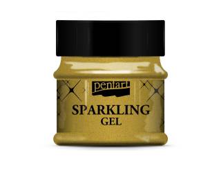 Csillogó gél 50 ml átlátszó arany