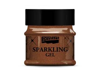 Csillogó gél 50 ml barna arany