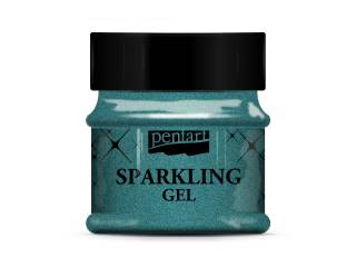 Csillogó gél 50 ml kék ezüst