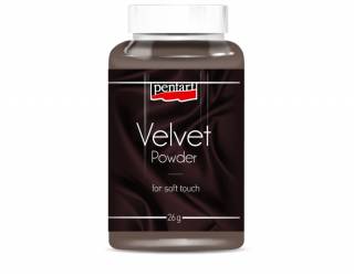 Bársonypor földbarna min. 26 g