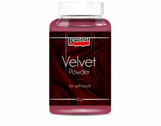 Bársonypor gránátvörös min.26 g