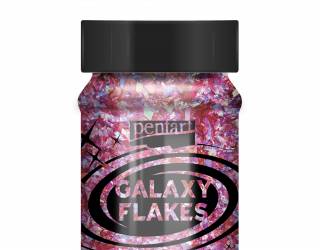 Galaxy Flakes min. 15 g Juno rózsaszín