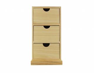 Szekrény 3 fiókos 26 x 14 x 9 cm